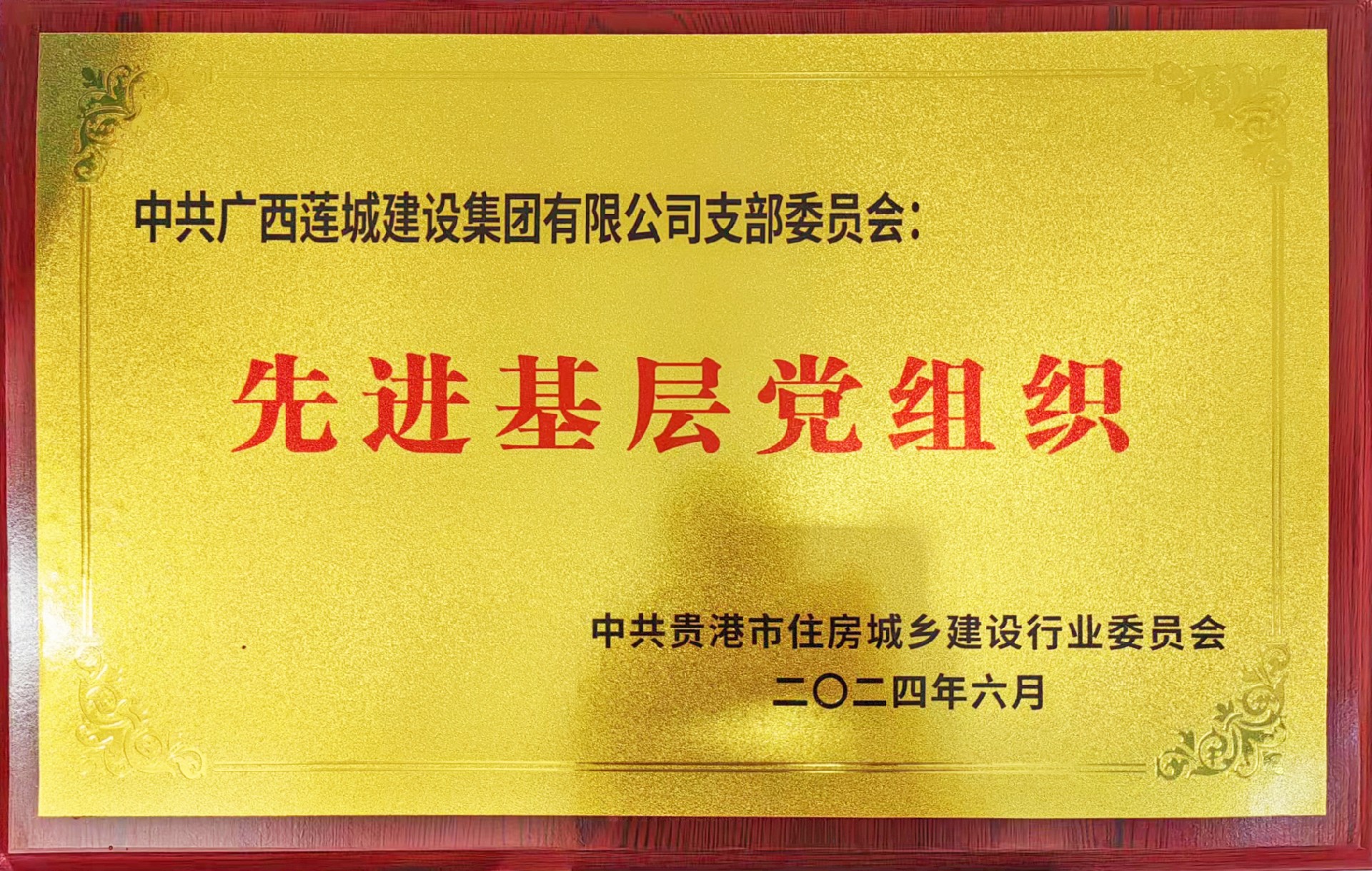 中共廣西蓮城建設(shè)集團(tuán)有限公司支部委員會先進(jìn)基層黨組織-牌匾.jpg